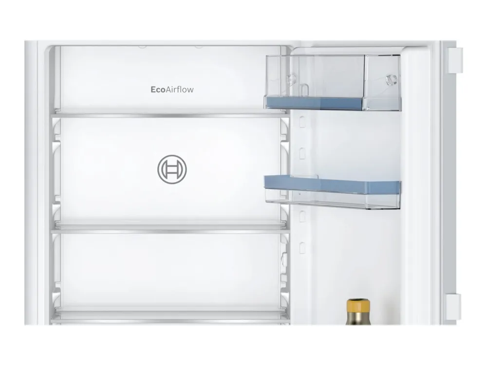 Bosch Serie | 4 KIN86VFE0 - Køleskab/fryser - bund-fryser - til indbygning - niche - bredde: 56 cm - dybde: 55 cm - højde: 177.5 cm - 260 liter - Klasse E - Fladhængsel