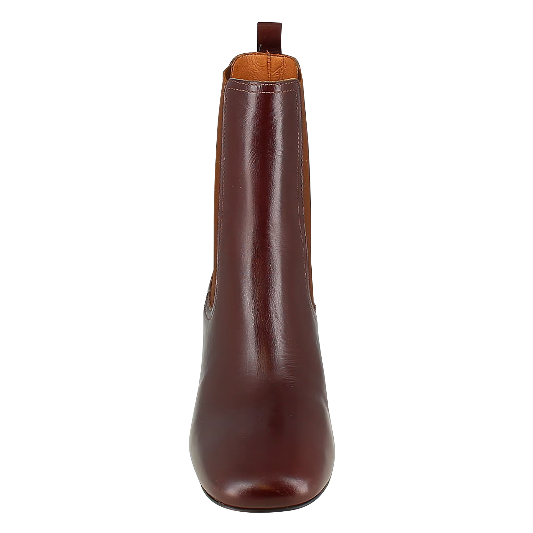 DENON - Bottines en cuir | Marron