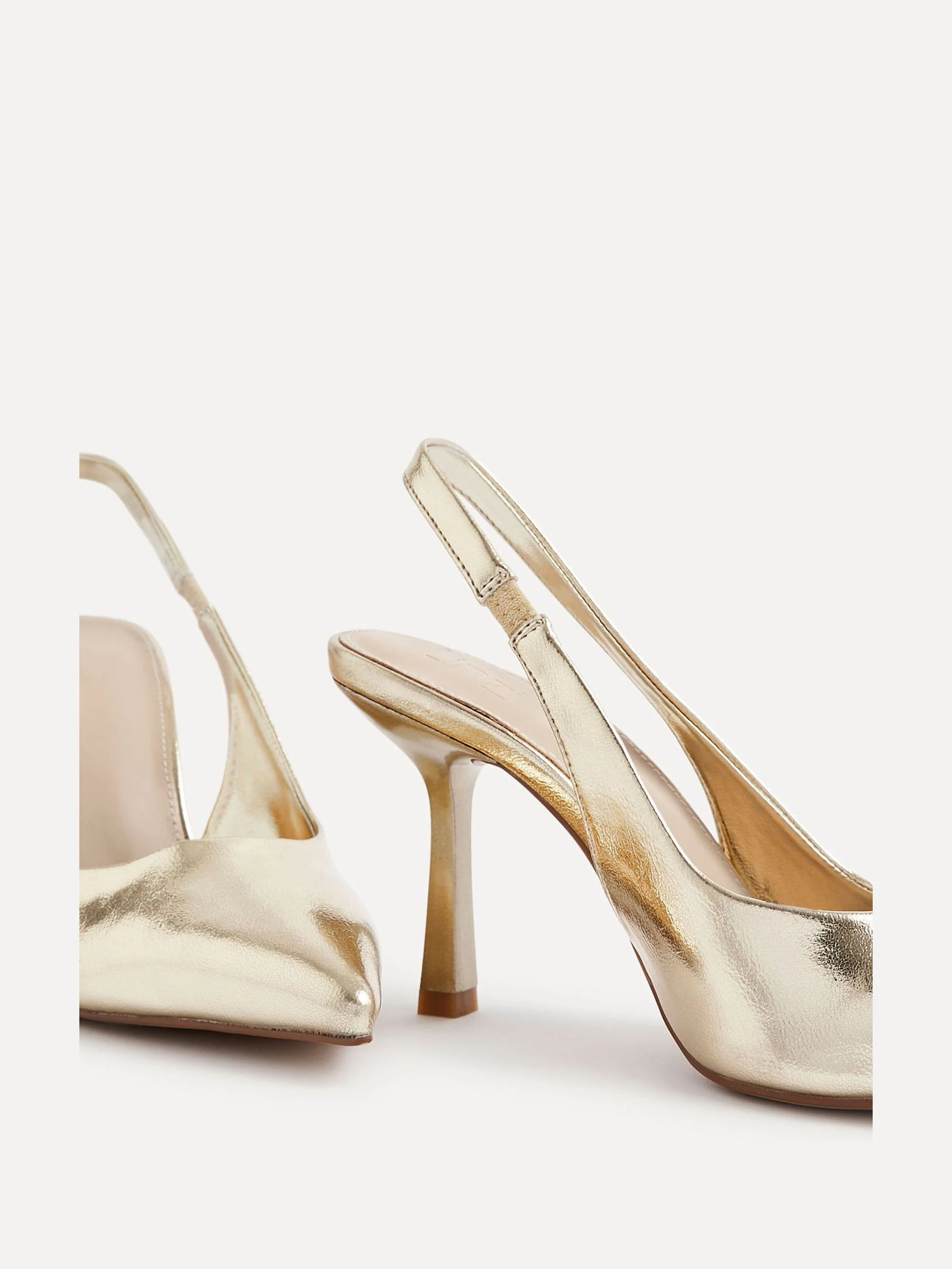 Goud - Linzi Dash Slingback Court Heels