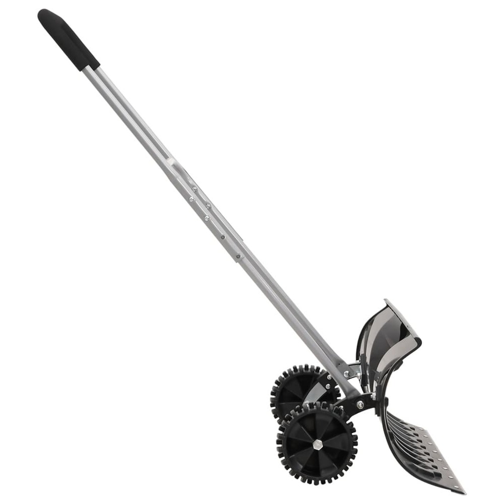 Pelle à neige avec poignée extensible noir 66 cm lame en acier