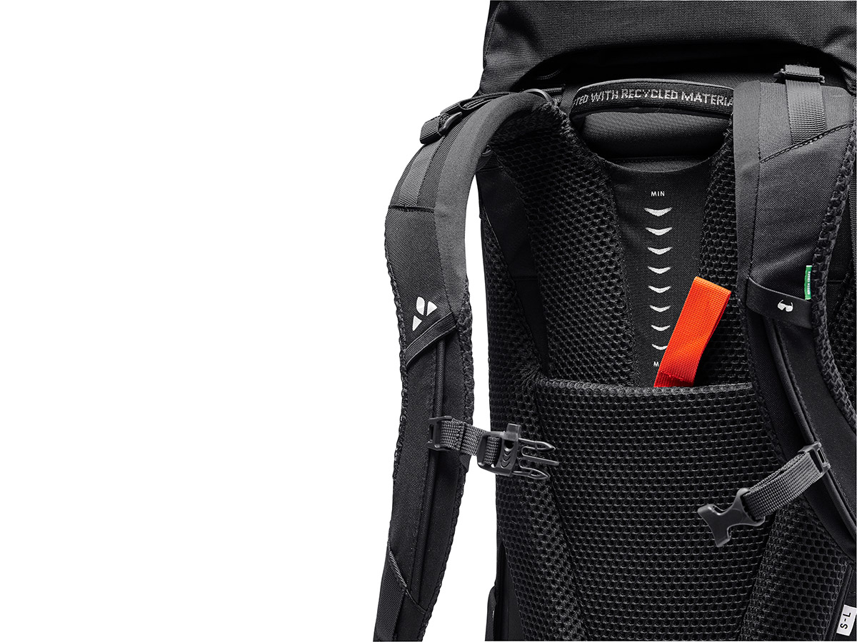 Vaude Astrum EVO 70+10 Black rugzak