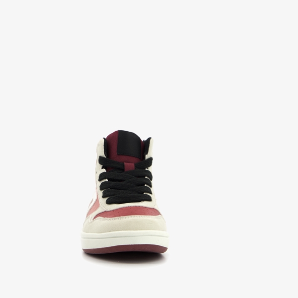 Blue Box hoge meisjes sneakers grijs/roze