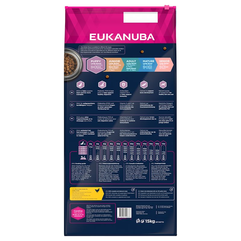 Eukanuba Puppy Large Breed poulet pour chiot