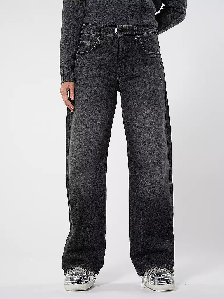 PNTS Jeans Wide Leg THE LOOSE grau