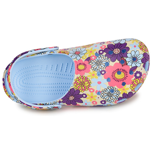 Crocs - Classic Retro Floral Clog K - Bleu