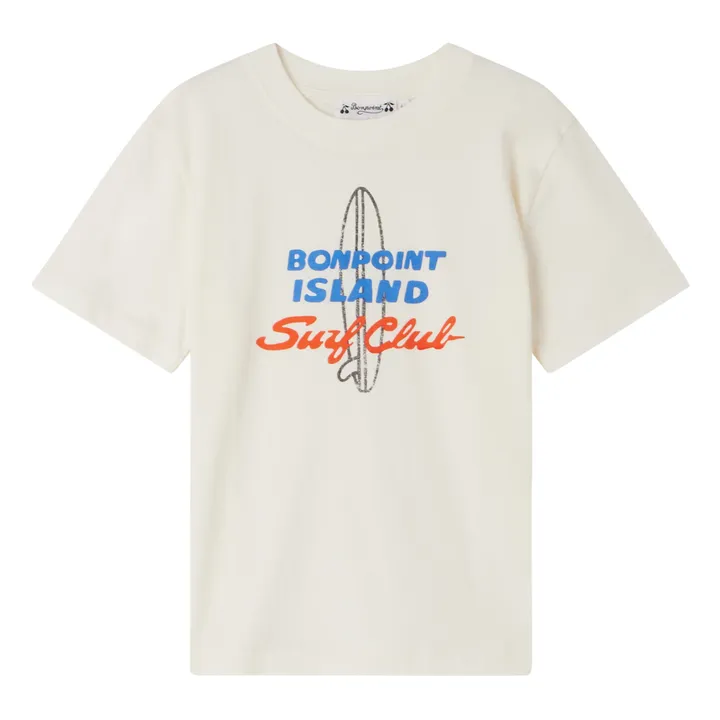 Bonpoint T-Shirt Surf Club Thibald | Ecru