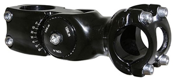 POTENCE VTT-VTC  REGLABLE NOIR 25 4  L 90mm POUR PIVOT FOURCHE 1 '1-8