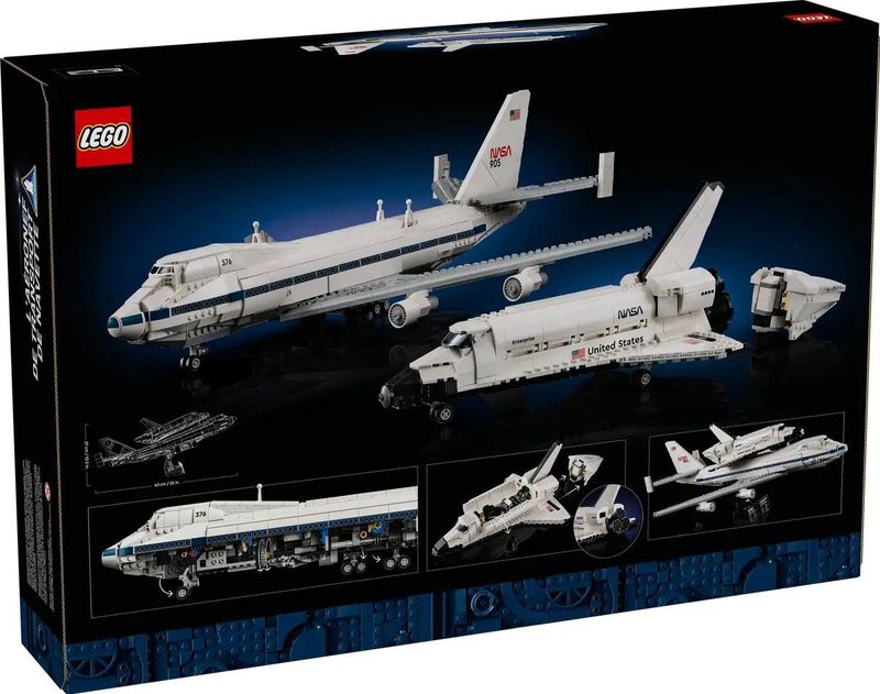 LEGO - Icons Shuttle Carrier Aircraft - 10360 - Bouwset - Voor Volwassenen