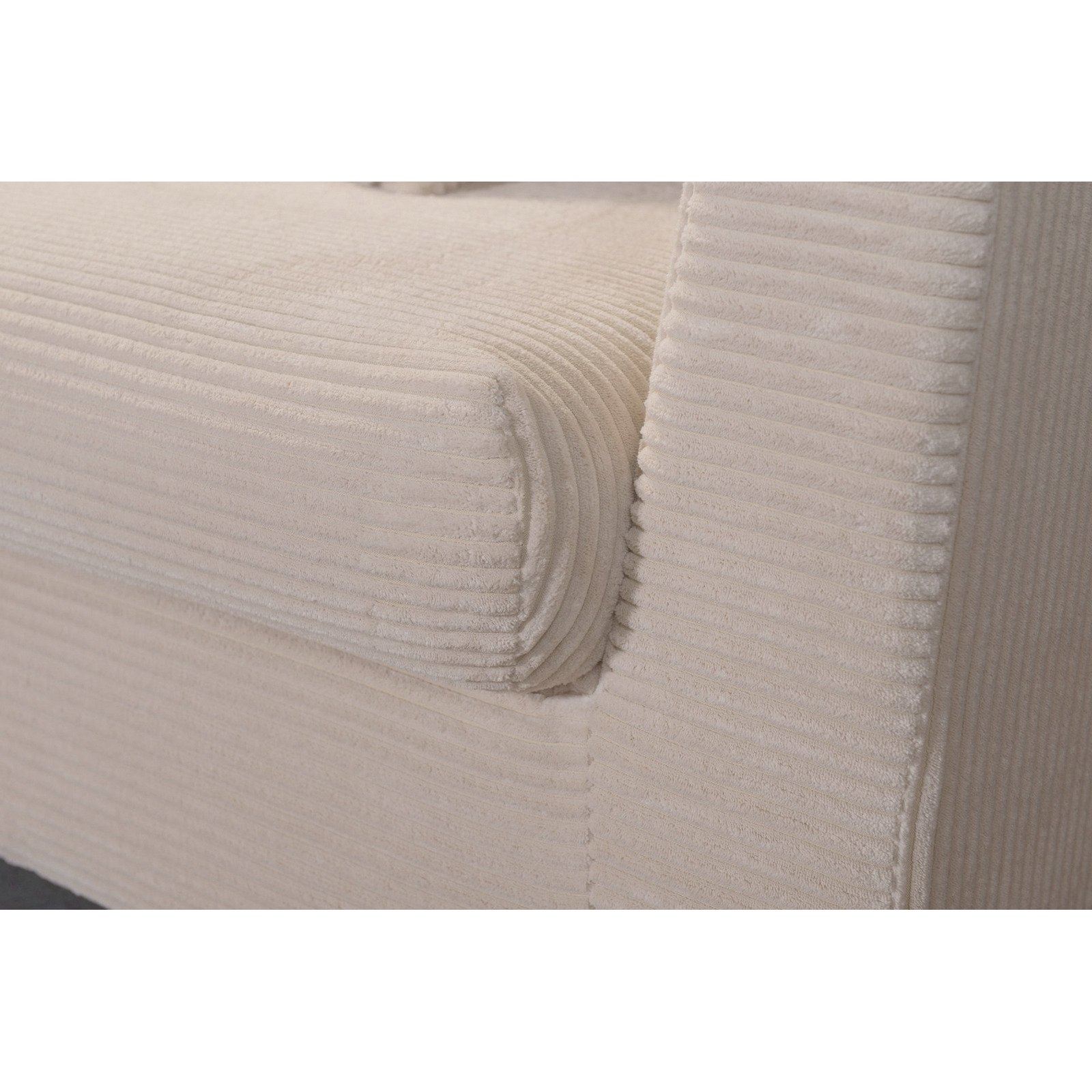 Ecksofa Kia Cordstoff beige