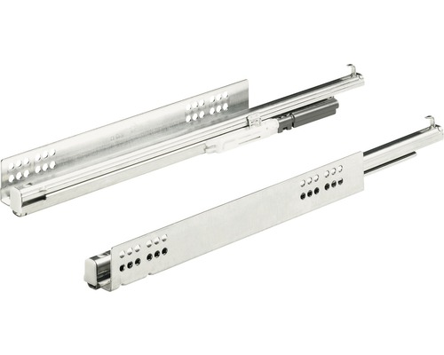 Ladegeleider volledig uittrekbaar Quadro V6 Silent System 400 mm verzinkt 2 stuks
