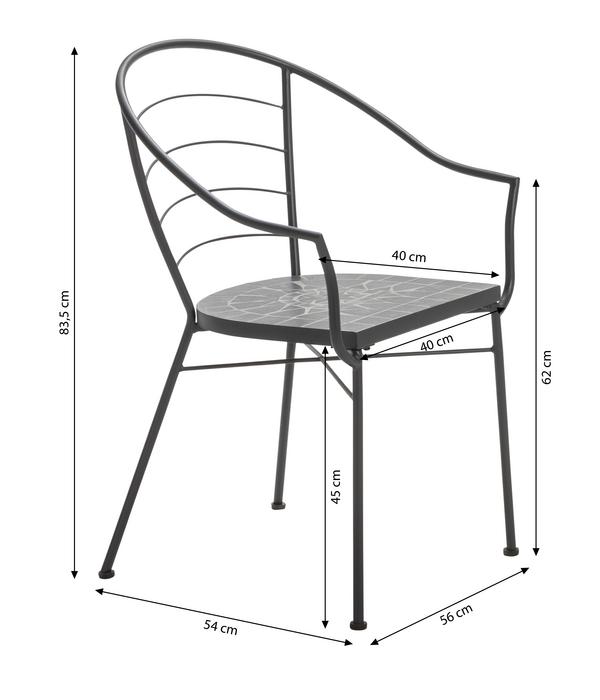 Dehner Mosaiksessel Madeleine
