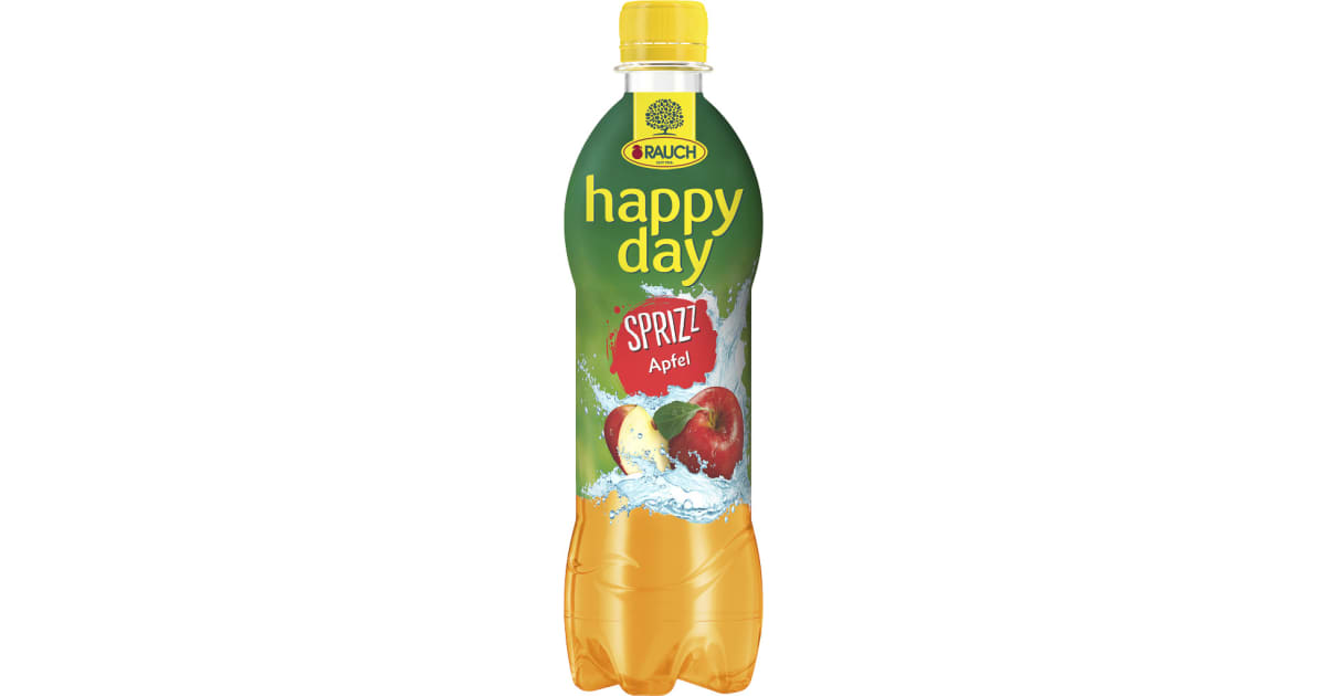 Rauch Happy Day Apfelsaft Gespritzt Tray 12x 0,5 Liter (Einweg)