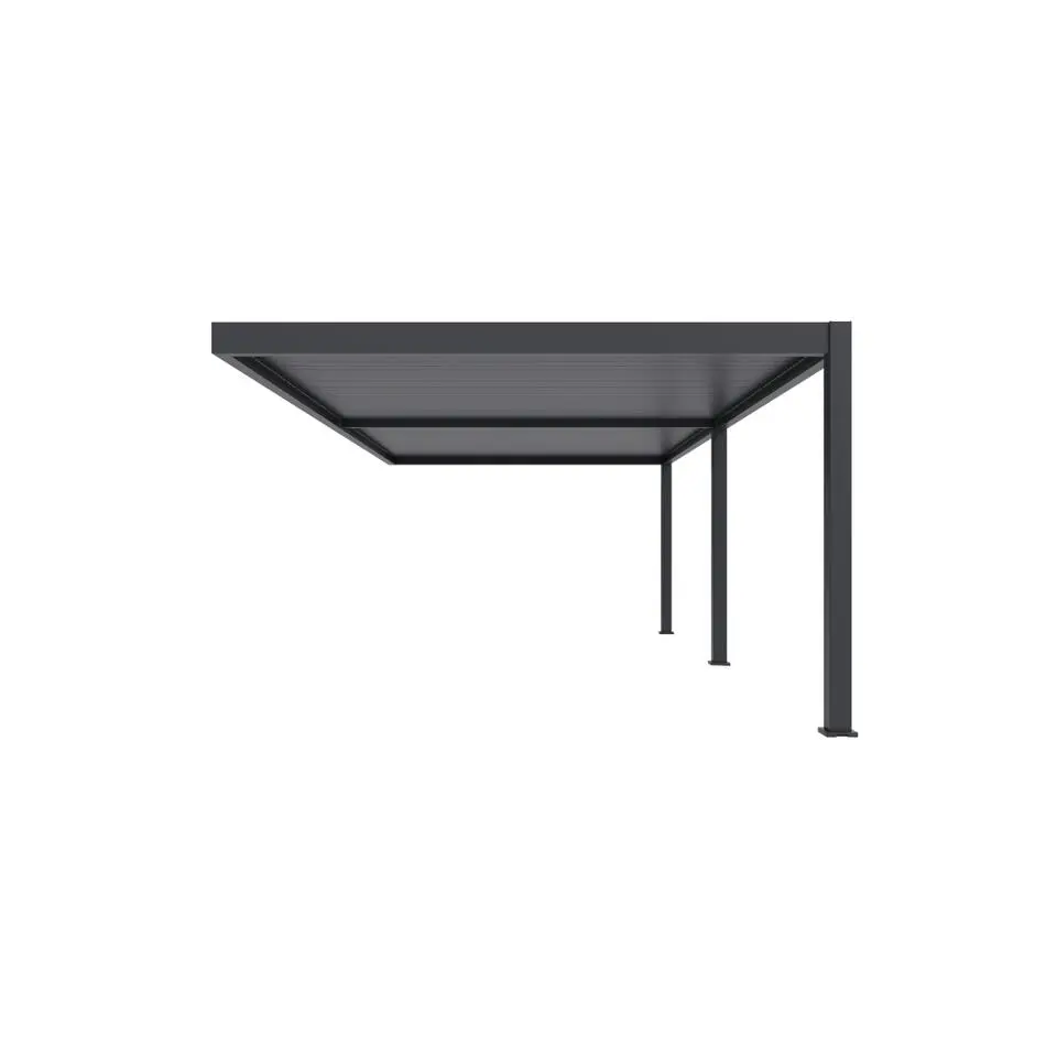 Orion Premium overkapping muur 400 x 800 cm antraciet