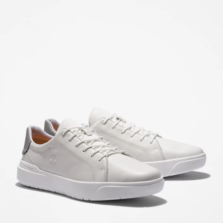 Basket basse Seneca Bay pour homme en blanc