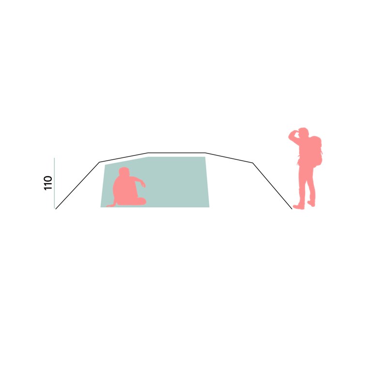 Bergans Trollhetta Tunnel 4-Pers Tent