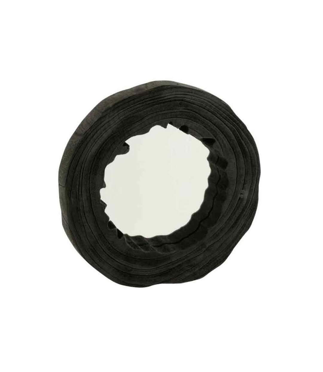 Paris Prix - Miroir Mural Déco En Bois jenny 42cm Noir