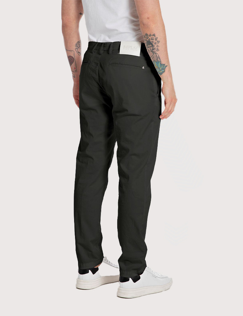 REPLAY CHINO HOMME BENNI REGULAR NOIR 099