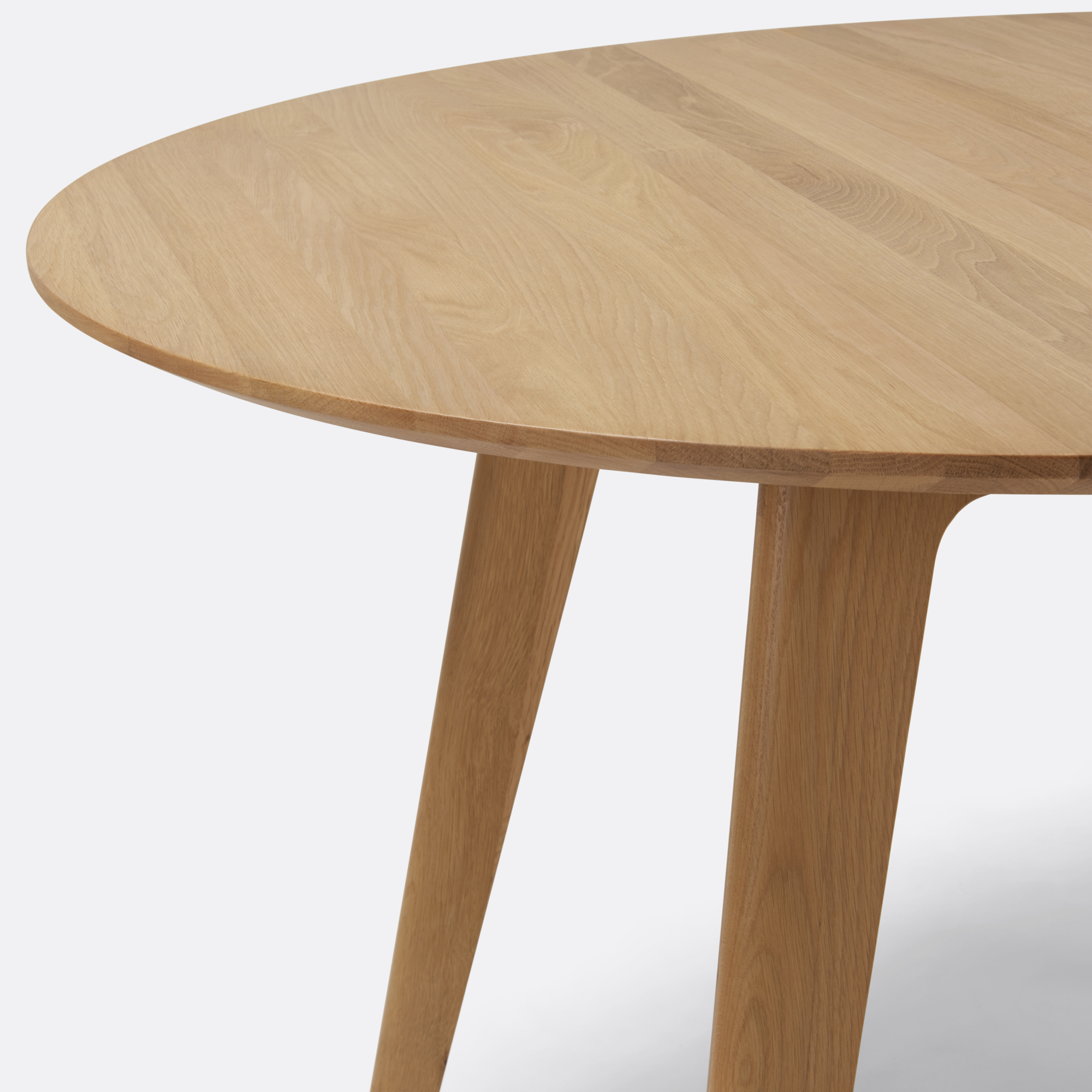 Eettafel Mason Ø120 cm massief eiken