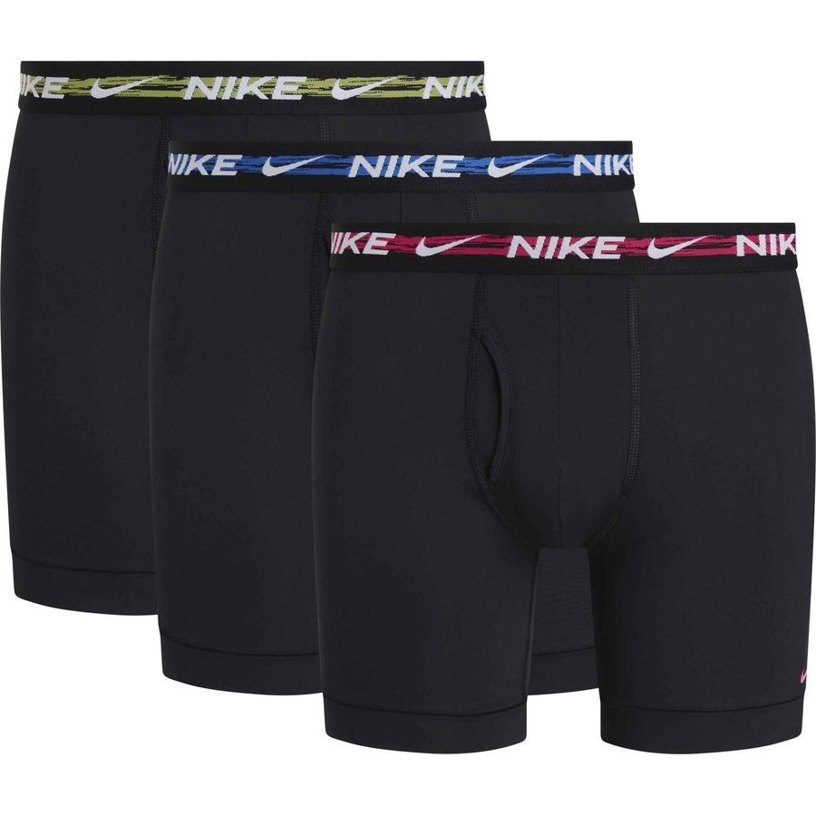 Nike Shorts Boxer Brief Pack de 3 - Noir/Laser Fuchsia/Bleu/Pear