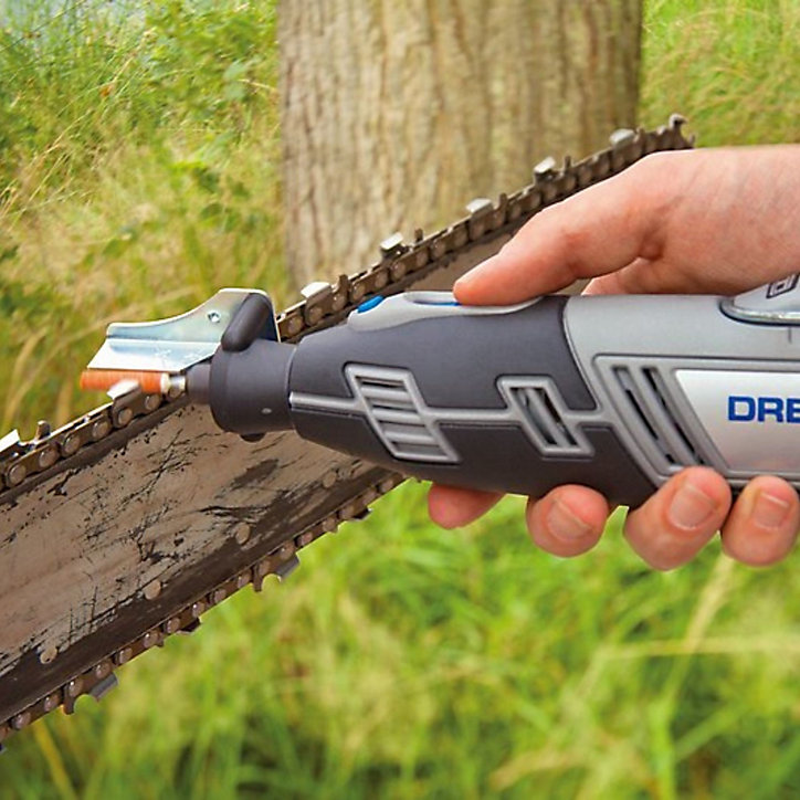 Affûteuse pour chaîne de tronçonneuse Dremel