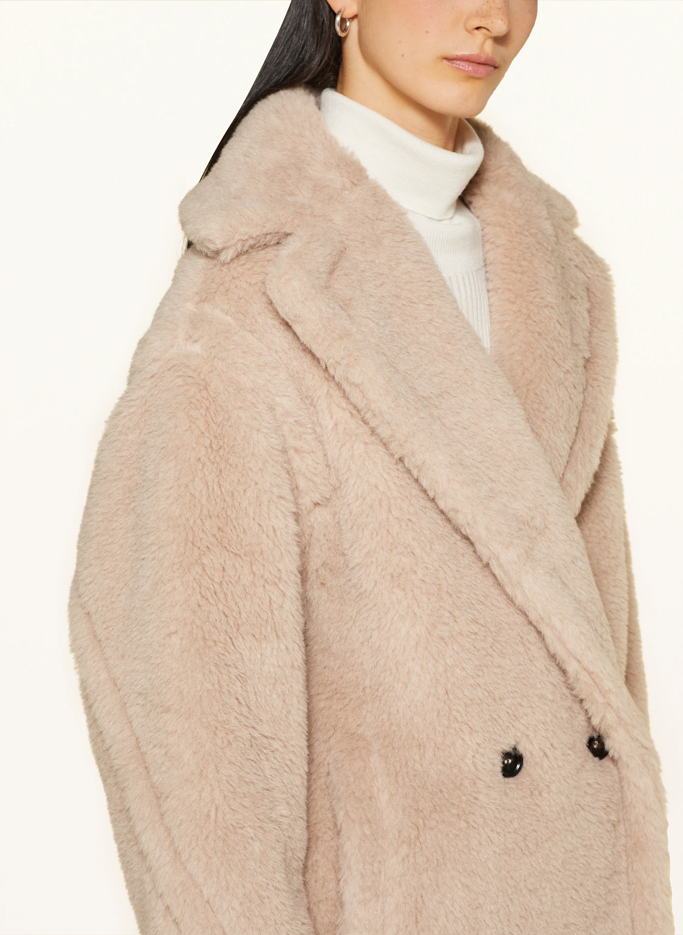 Max Mara Teddyfell-Jacke OLGA mit Alpaka