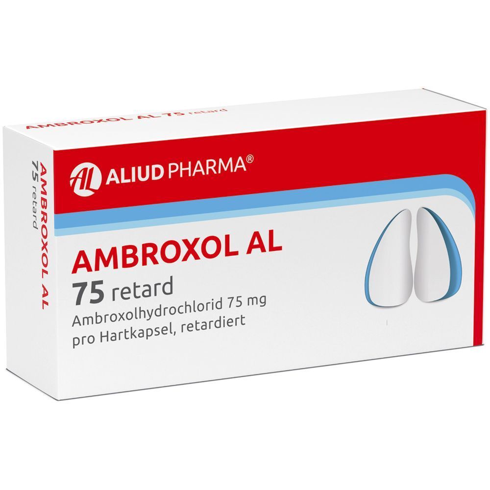 Ambroxol AL 75 retard zur Erleichterung des Abhustens bei erkältungsbedingter Bronchitis (Schleimlöser)