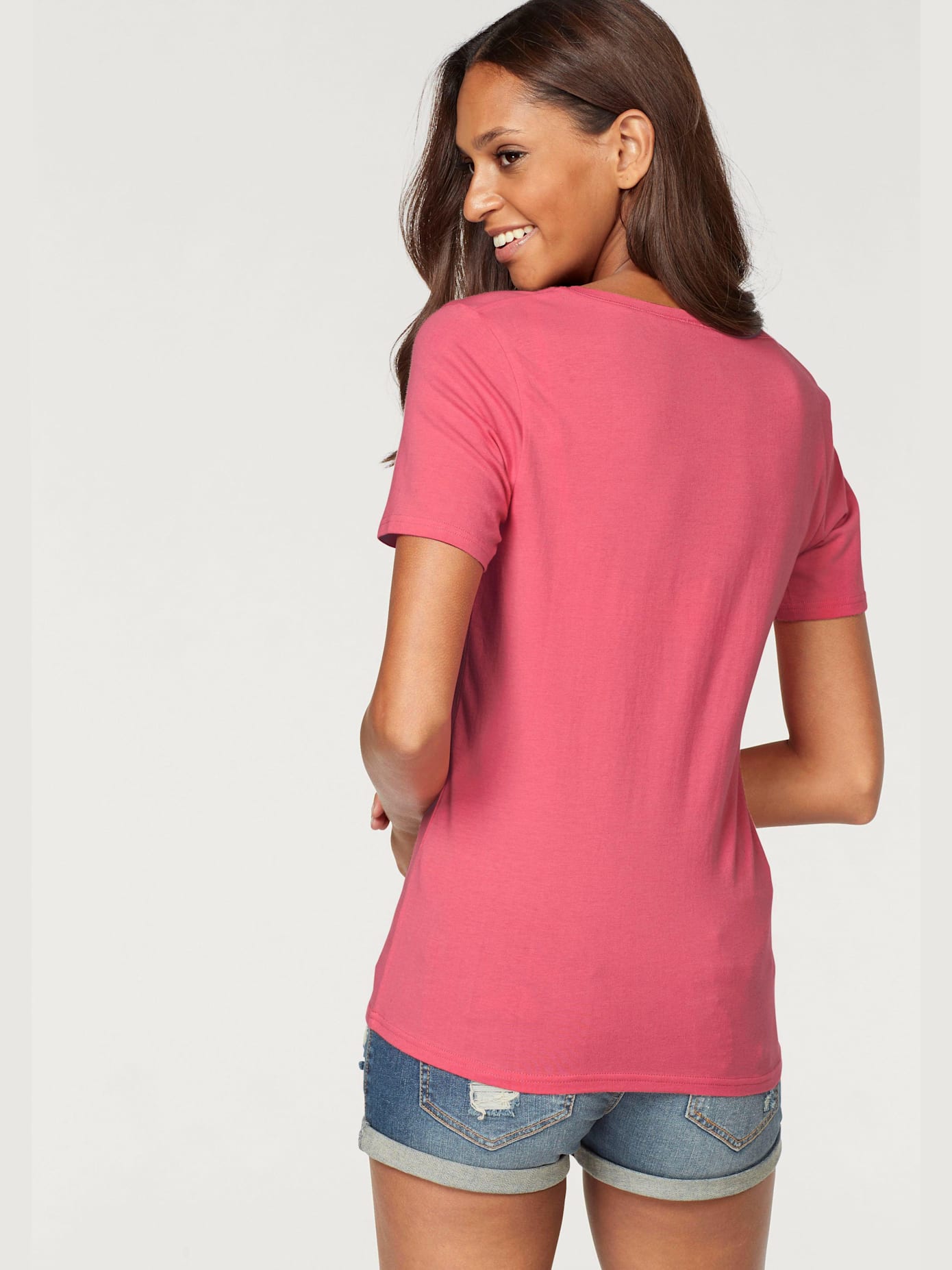 T-shirt à manches courtes t-shirts vivance en lot de 2