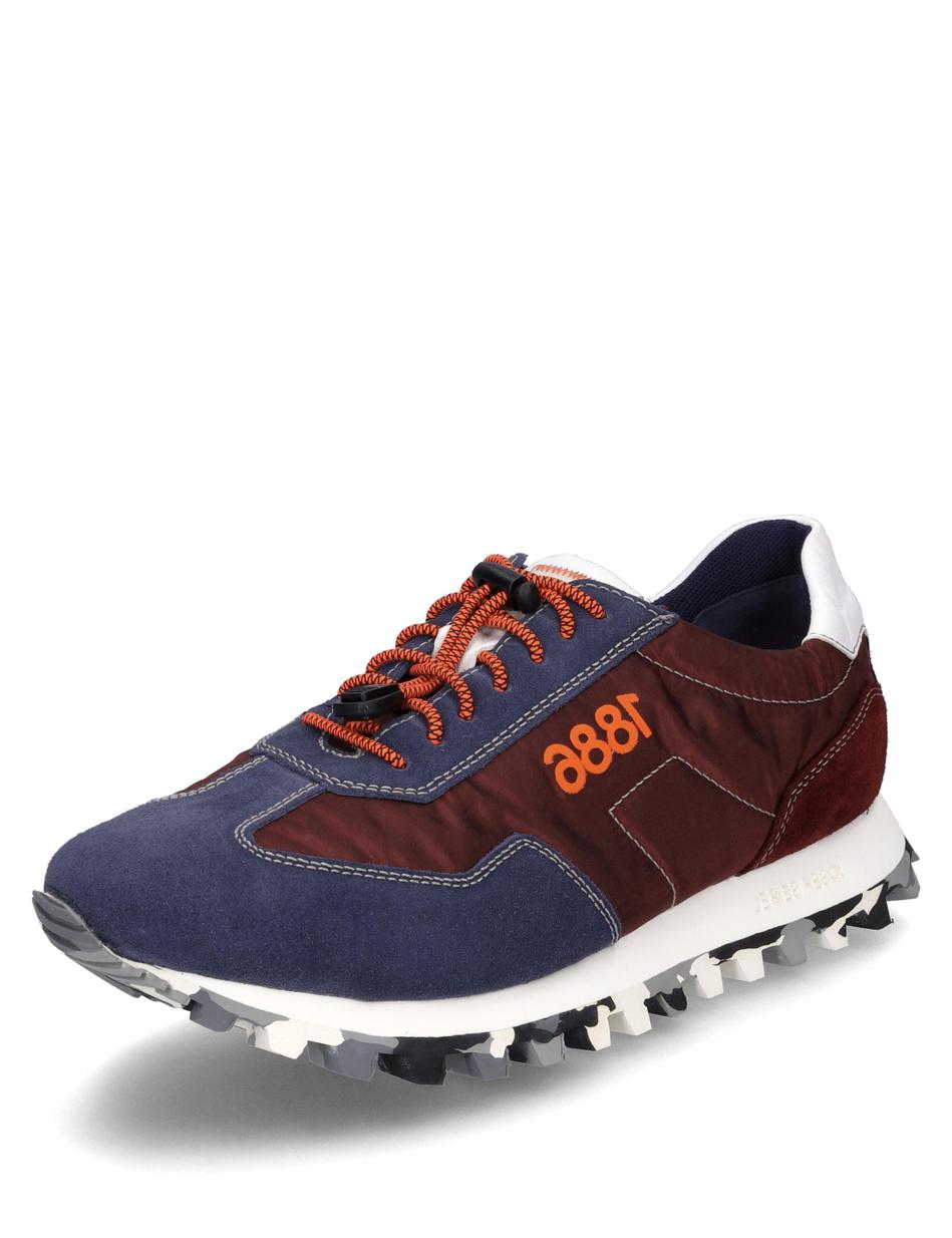 Sneaker Clyde 01, blau-bordeaux