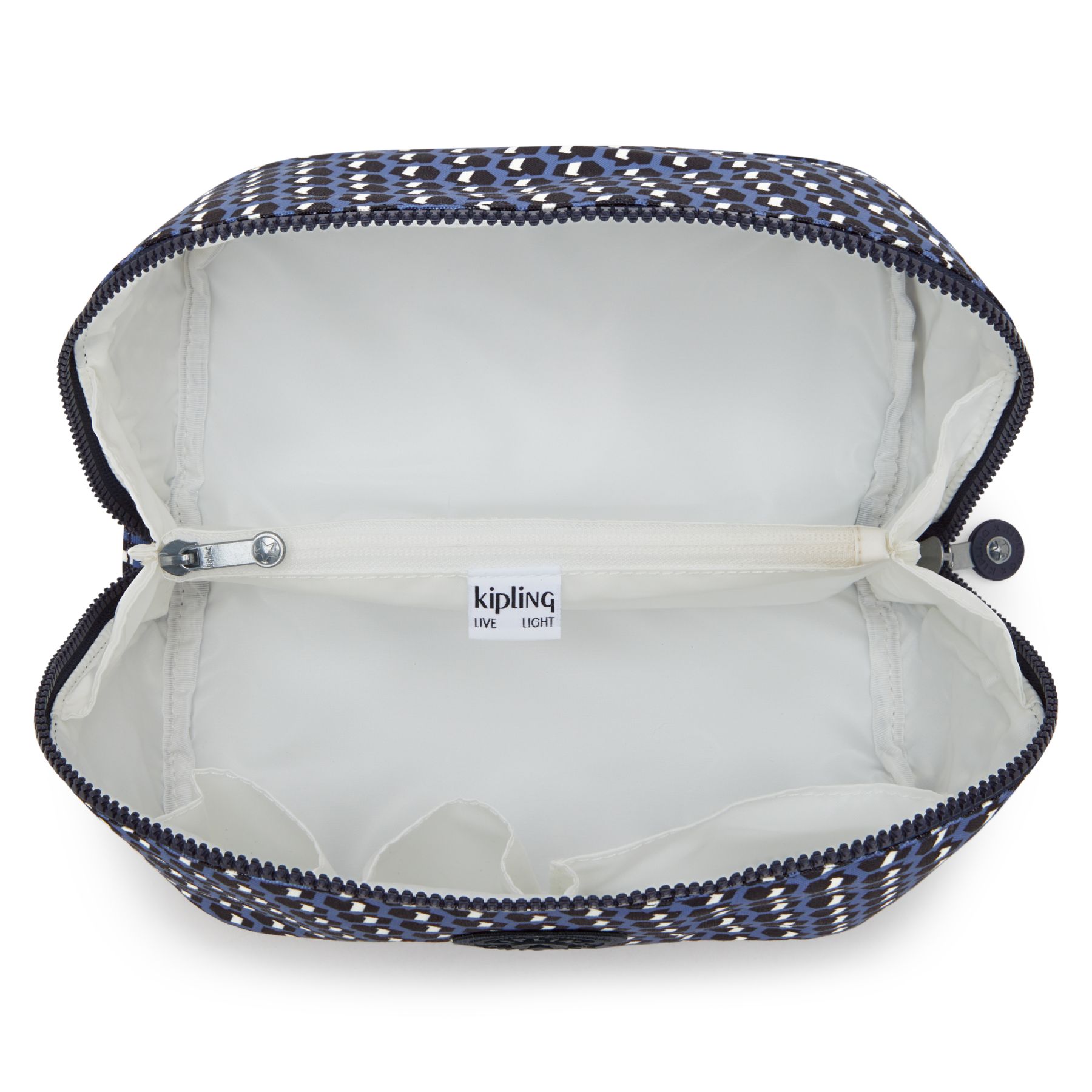 MIRKO M Grande trousse de toilette à poches - 3D K Blue