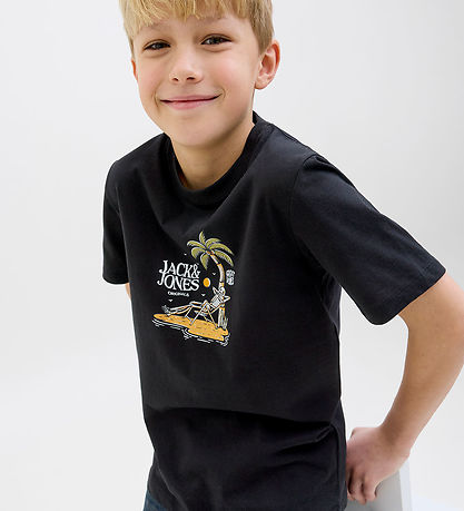 Jack & Jones T-Shirt - JorSkull - Schwarz