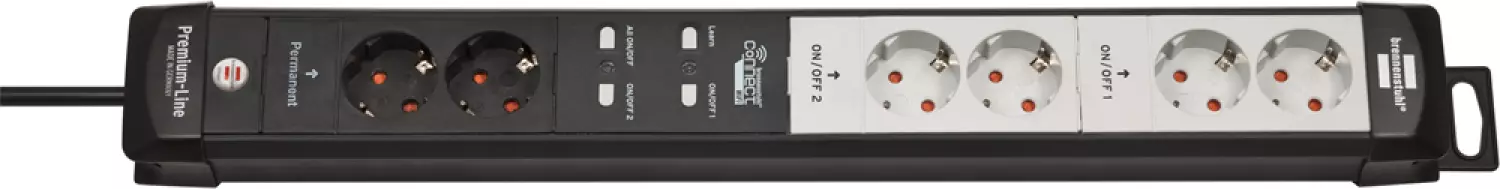 Brennenstuhl 1951160610 Connect Premium-Line WiFi stekkerdoos - 3m - H05VV-F 3G1,5 - zwart