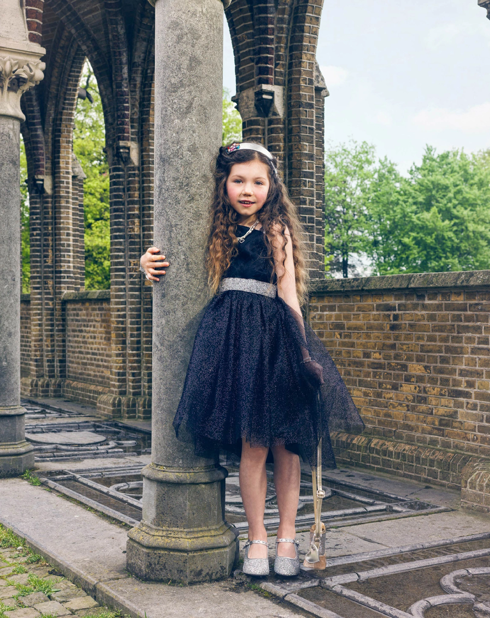 Kostüm-Kleid JULIETTA in schwarz