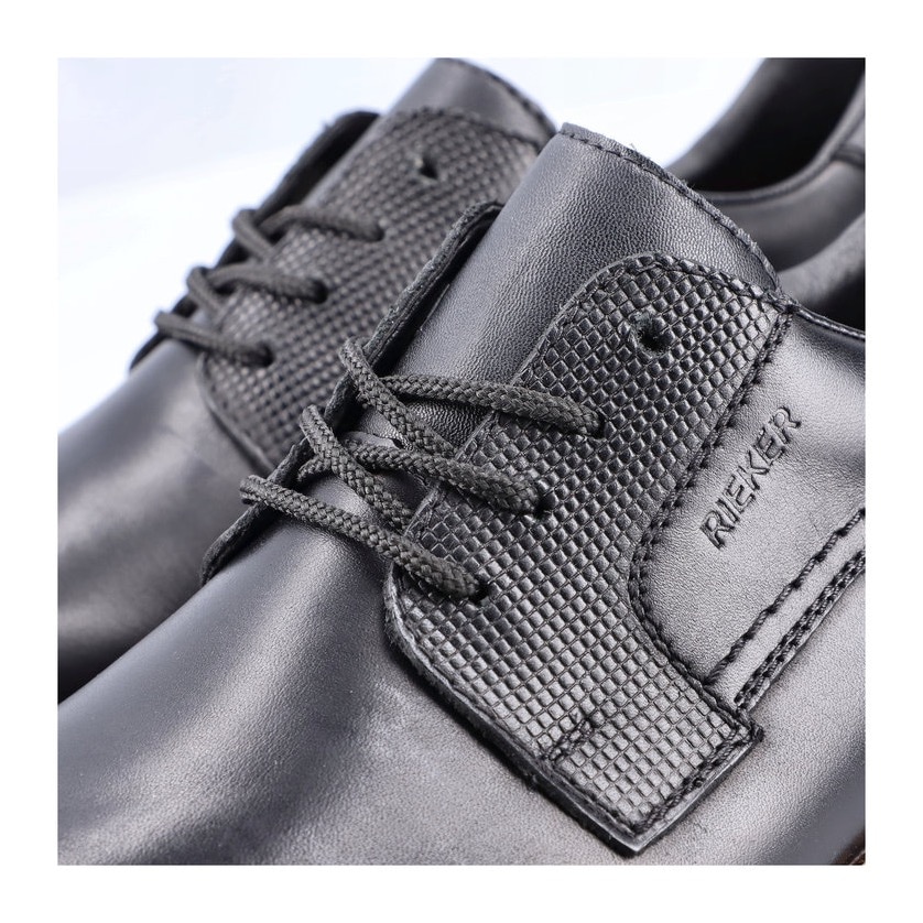 Rieker Schnürschuh  mit dezentem Logoschriftzug, Freizeitschuh, Halbschuh, Schnürschuh