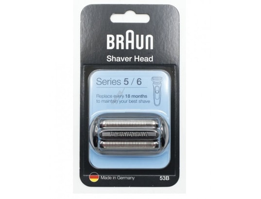 BRAUN - Tête de rasoir cassette 53b nouveau séries 5/6 pour rasoir