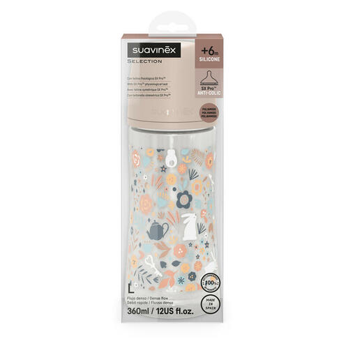 Biberon 360ml tétine SXPro L Wonderland Rose - SUAVINEX