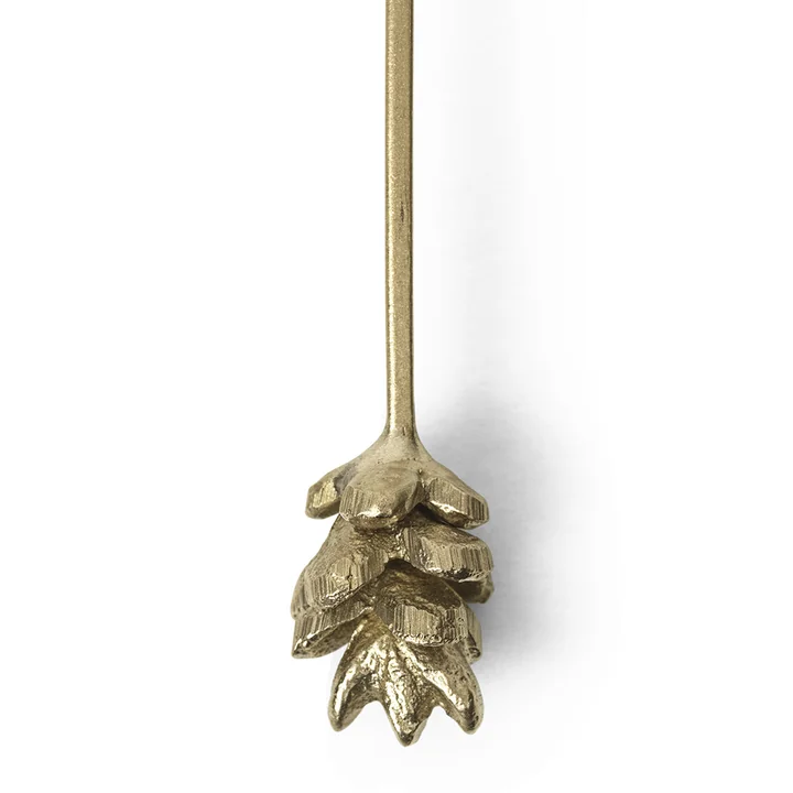 Ferm Living - Forest Christbaumkerzenhalter, Messing (4er-Set)