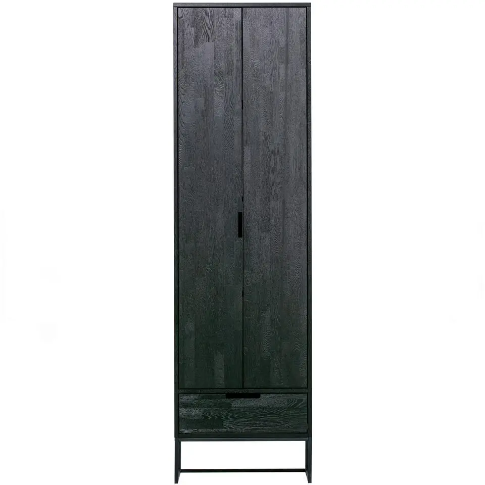 WOOOD Silas Hoge Kast - Essen - Blacknight - 210x60x36