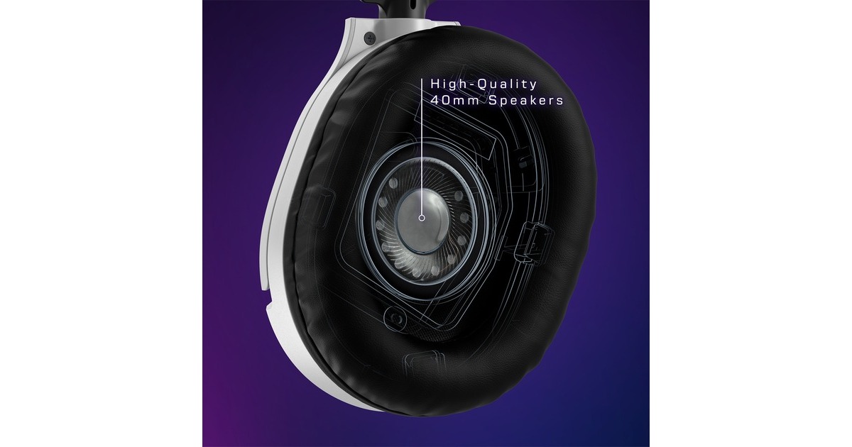 Turtle BeachEar Force Recon 70X White (2024) over-ear gaming headset  (Wit, Xbox Series X|S, Xbox One, PS4, PS5, Switch, PC, Mobile)