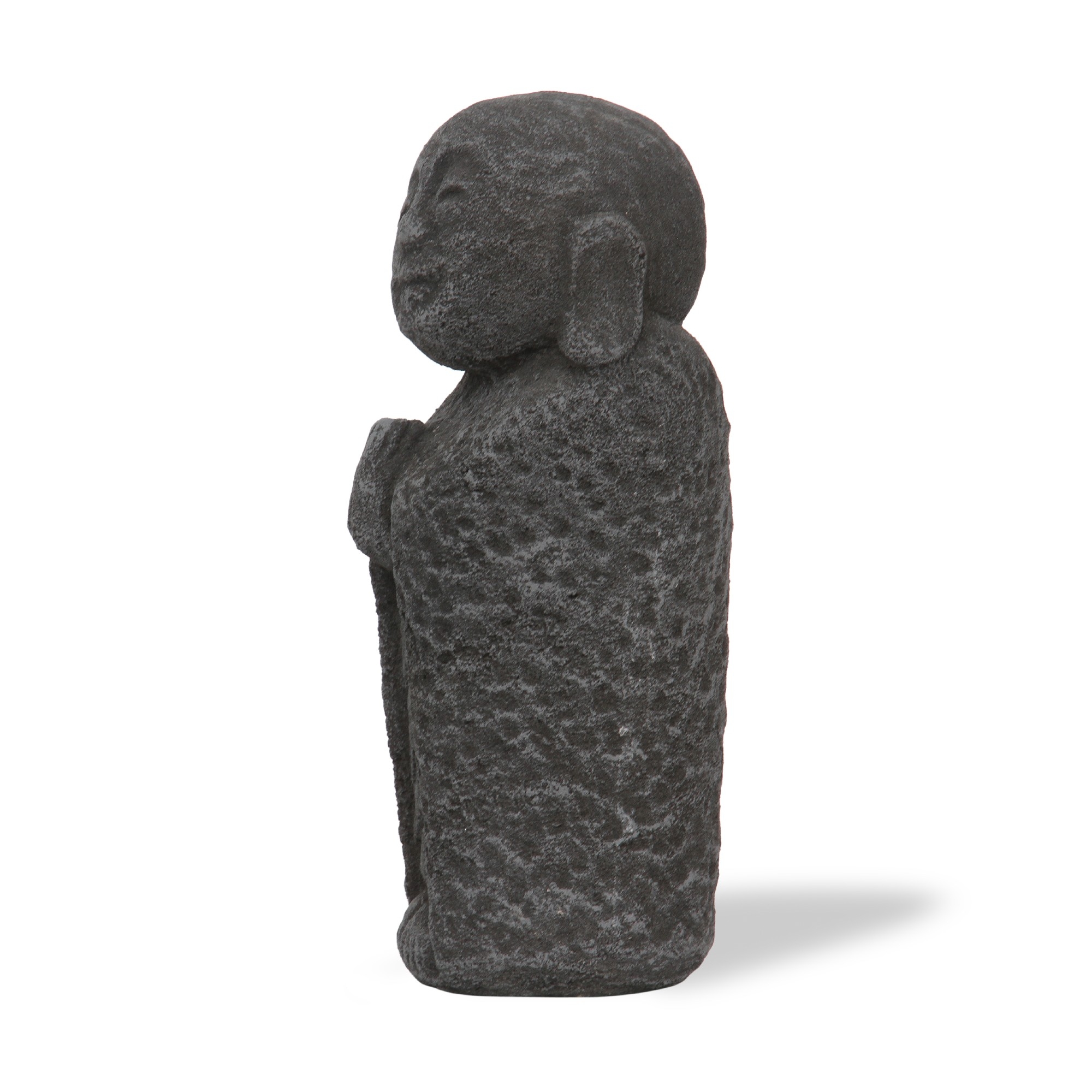 Zementfigur 'Jizo', H 20 cm, L 8 cm, B 8 cm von fischer's lagerhaus