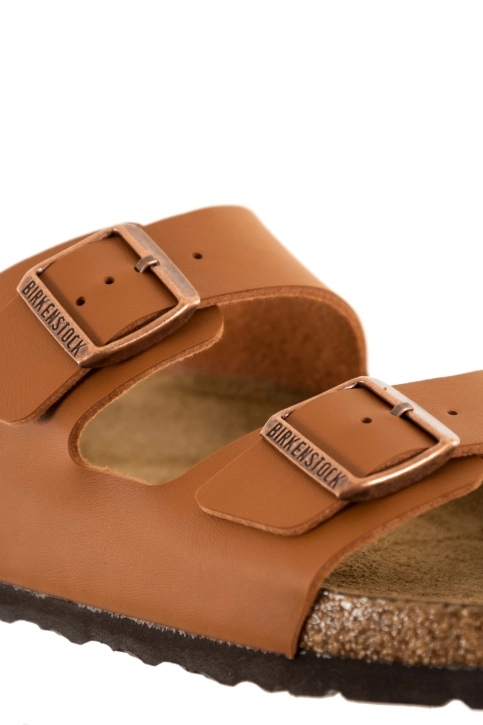 Sandales - nu-pieds birkenstock arizona bs narrow ginger brown