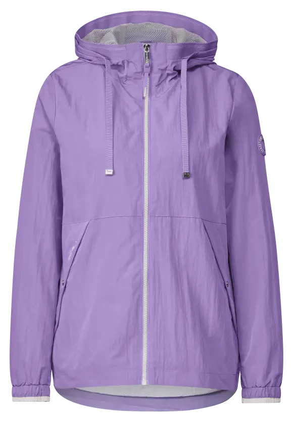 Moderner Windbreaker - shiny lilac