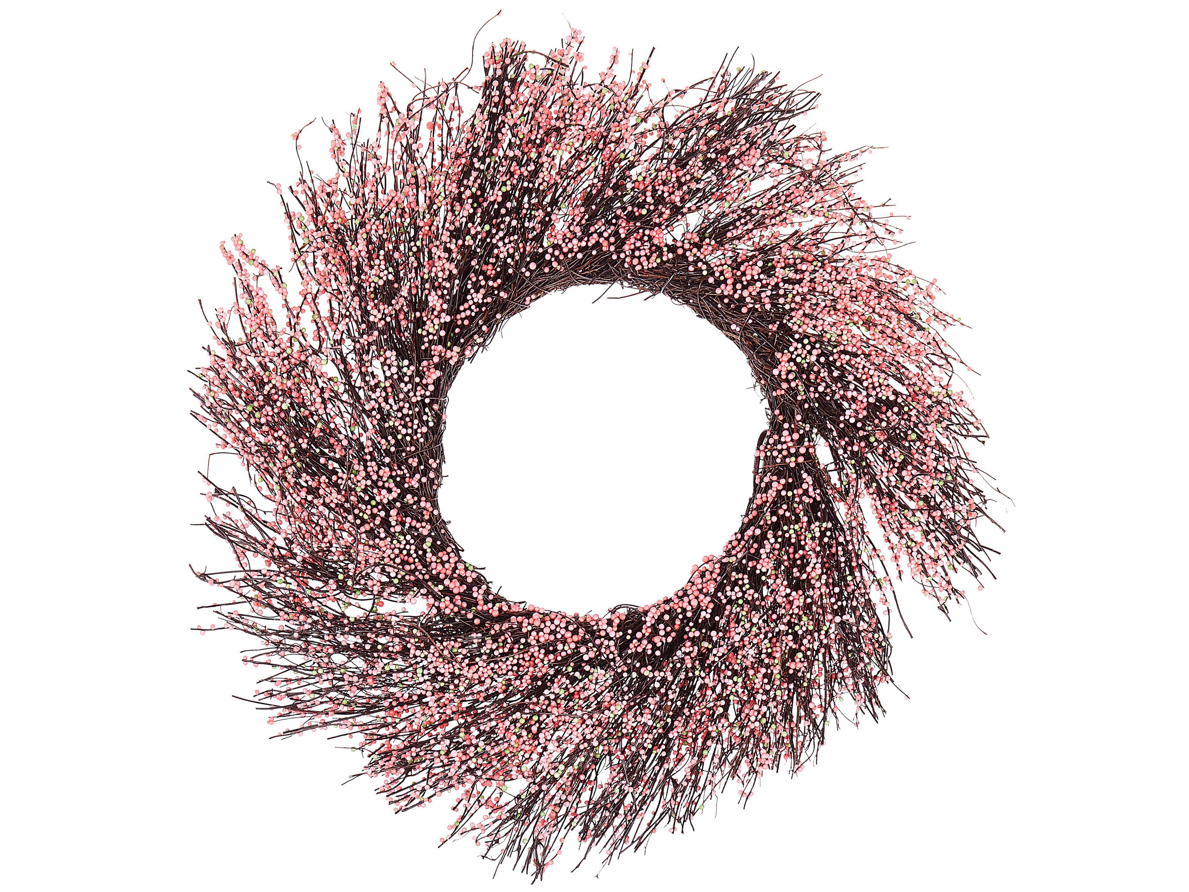 Decoratieve krans GALLETAS 50 cm Roze