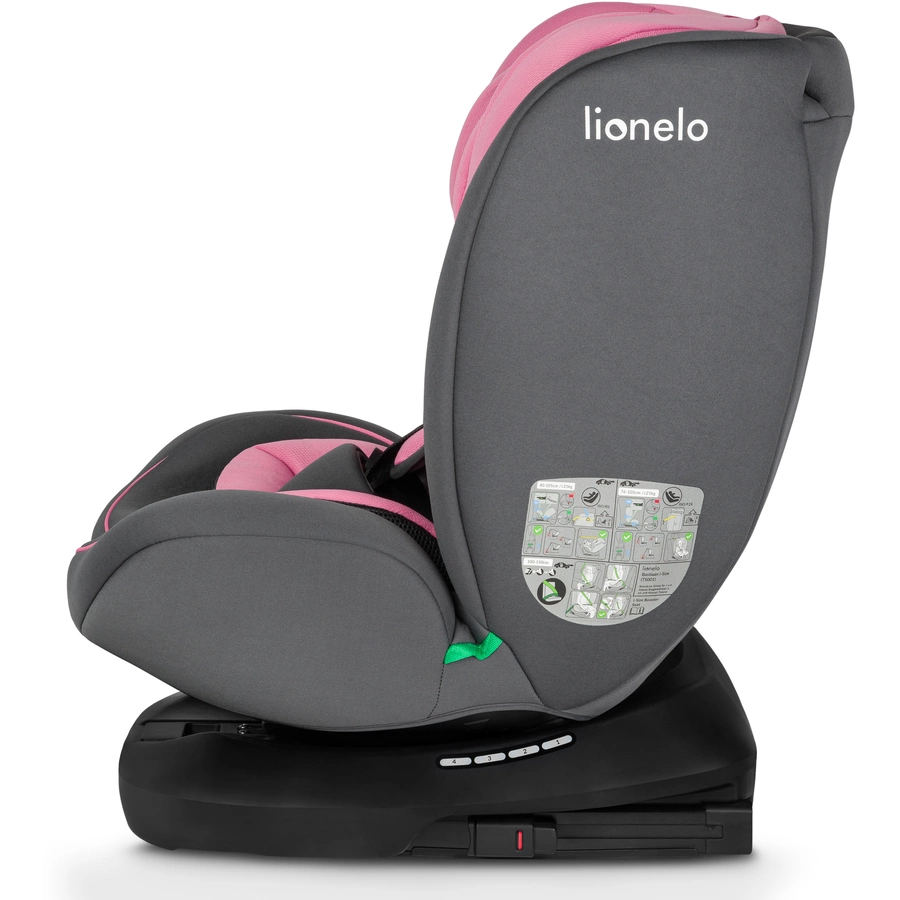 lionelo Kindersitz Bastiaan i-Size Pink Baby