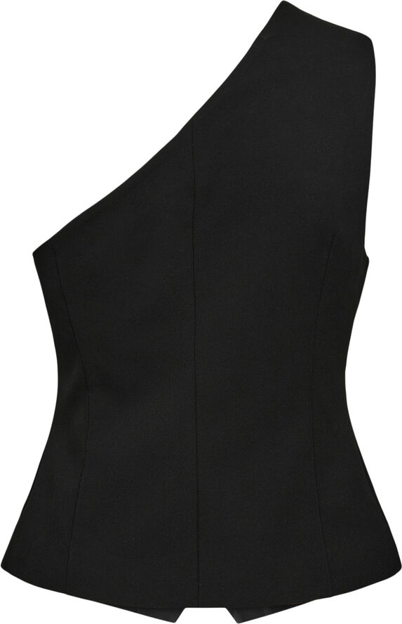 Designers Remix Scott One Shoulder Vest Sort