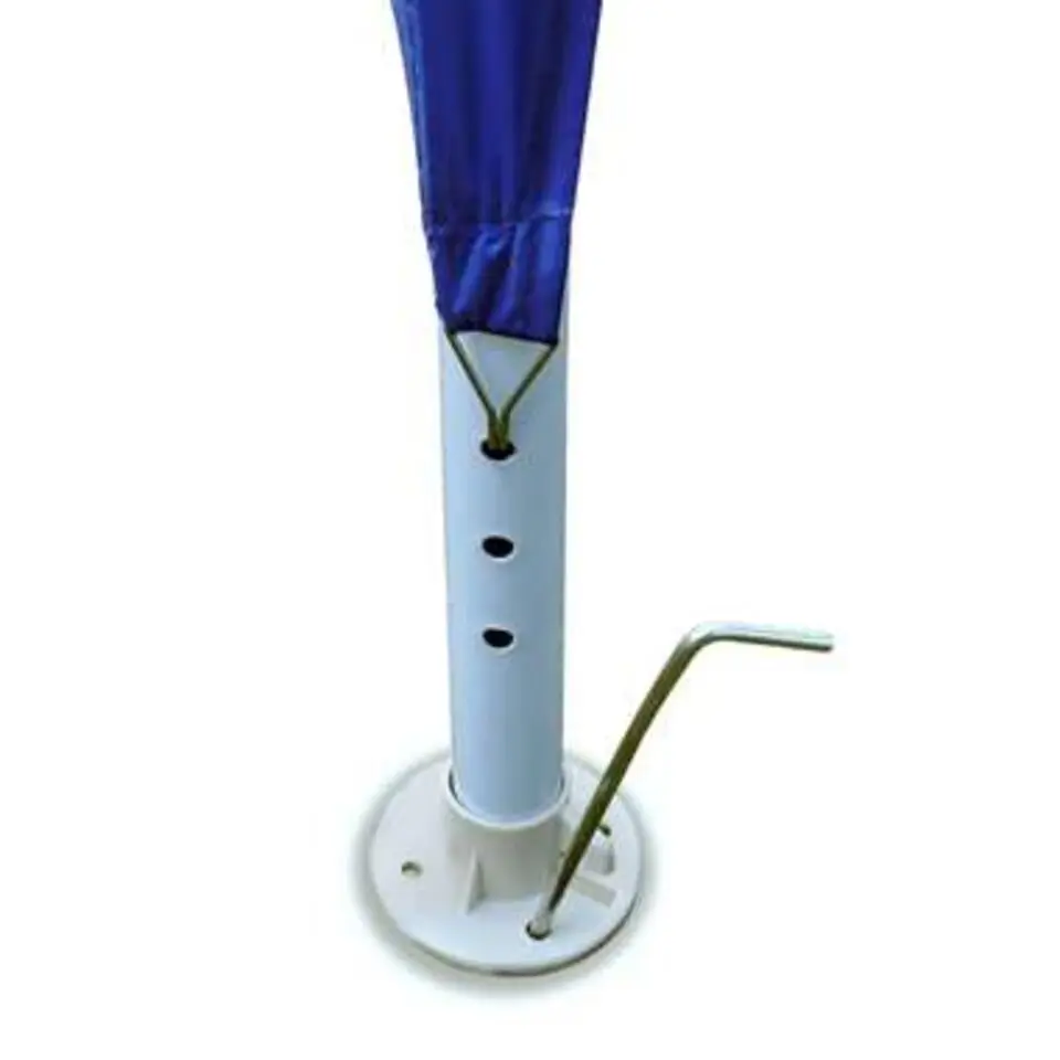 vidaXL - Partytent - Blauw - Stof