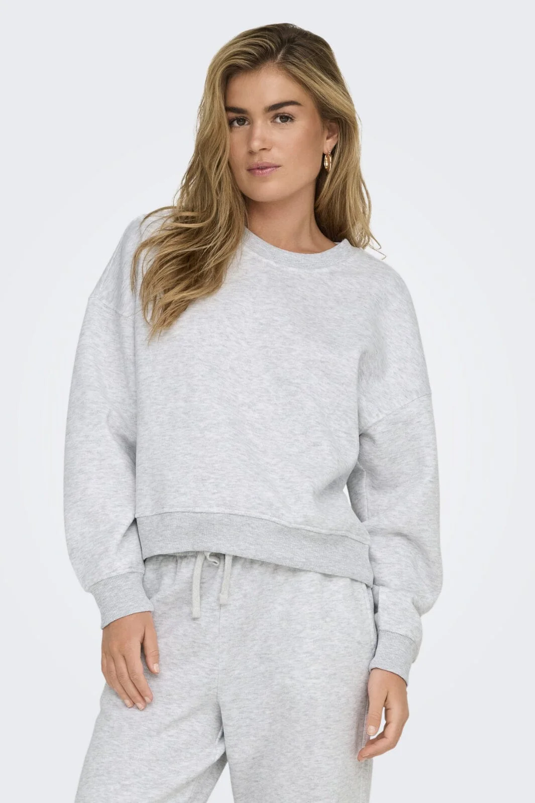 Only Onlbest L/S Crew Neck Swt 4748477 light grey melange