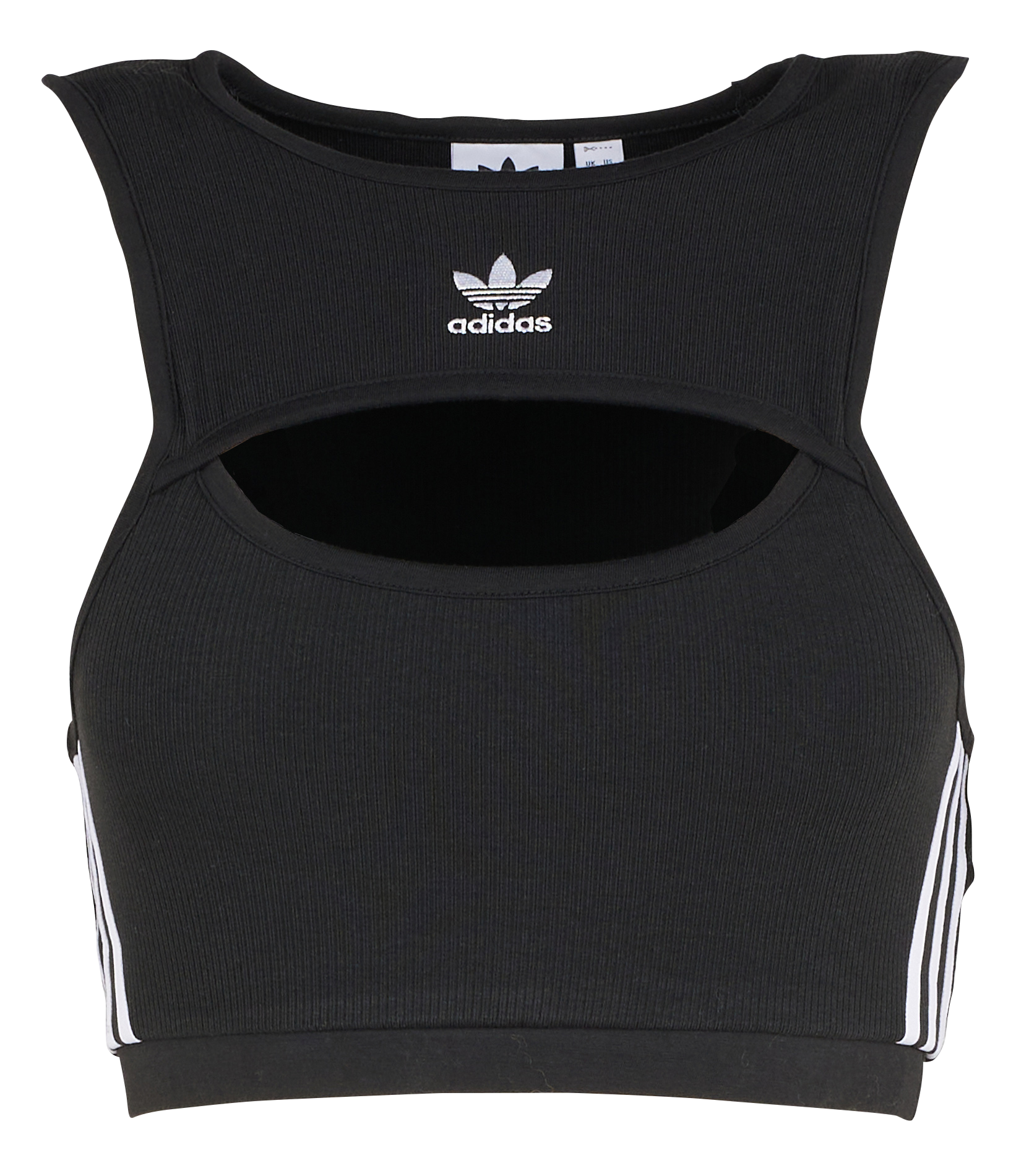 Brassière de sport en coton | Noir