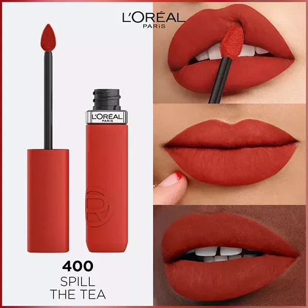 Batom Matte Infallible Matte Resistance nº 400 Spill The Tea 5ml