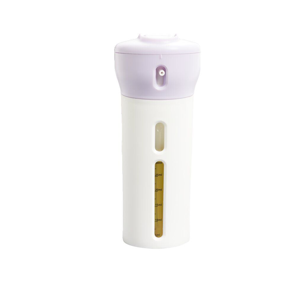 Distributeur de voyage 4-en-1 bouchon pivotant