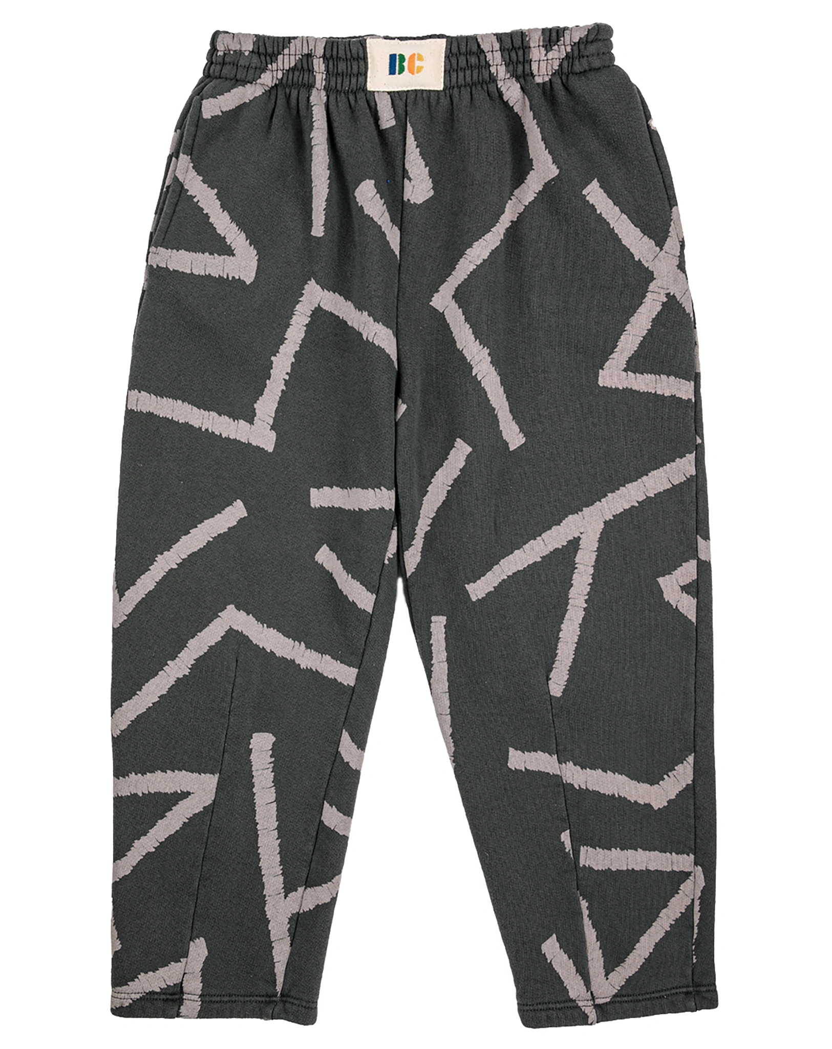Jogginghose LINES ALL OVER in dunkelgrau
